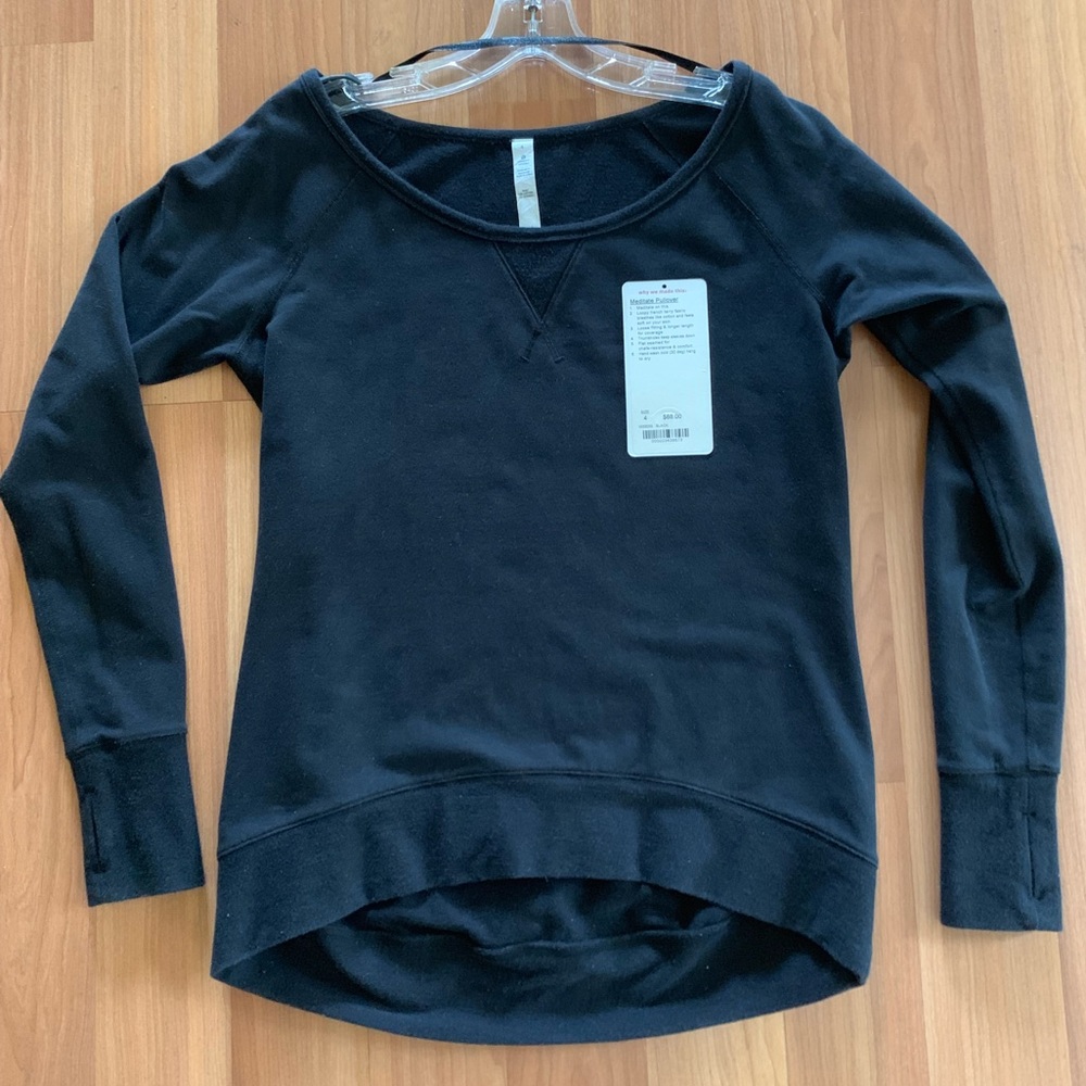 Lululemon Meditate Pullover sz 4